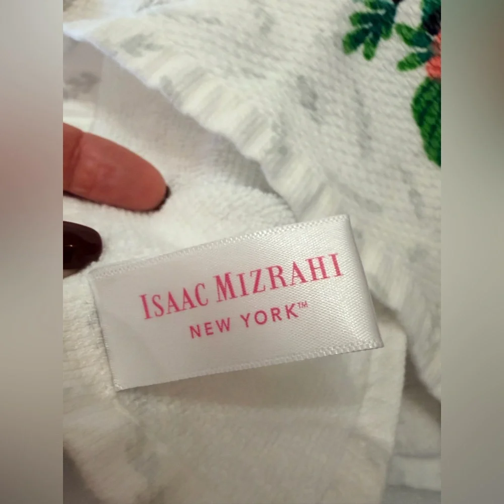 Isaac Mizrahi New York Bride Floral Hand Towel